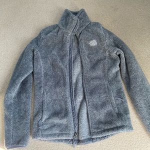 North Face Woman’s small fluffy zip sweatshirt